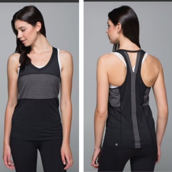 Lululemon Pedal To The Medal Singlet Mesh Lightweight Tank Top Stretch Silvers 6 - Picture 1 of 15